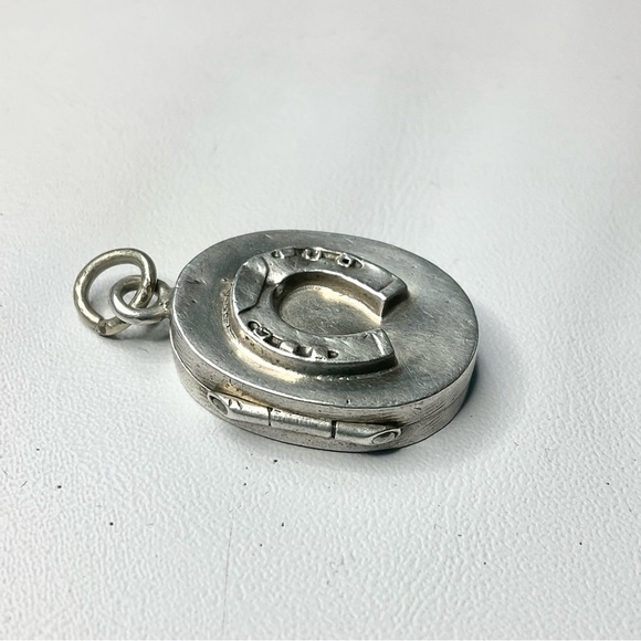 Victorian 1888 Sterling Silver Lucky Gentleman’s Locket Fob - Picture 2 of 9